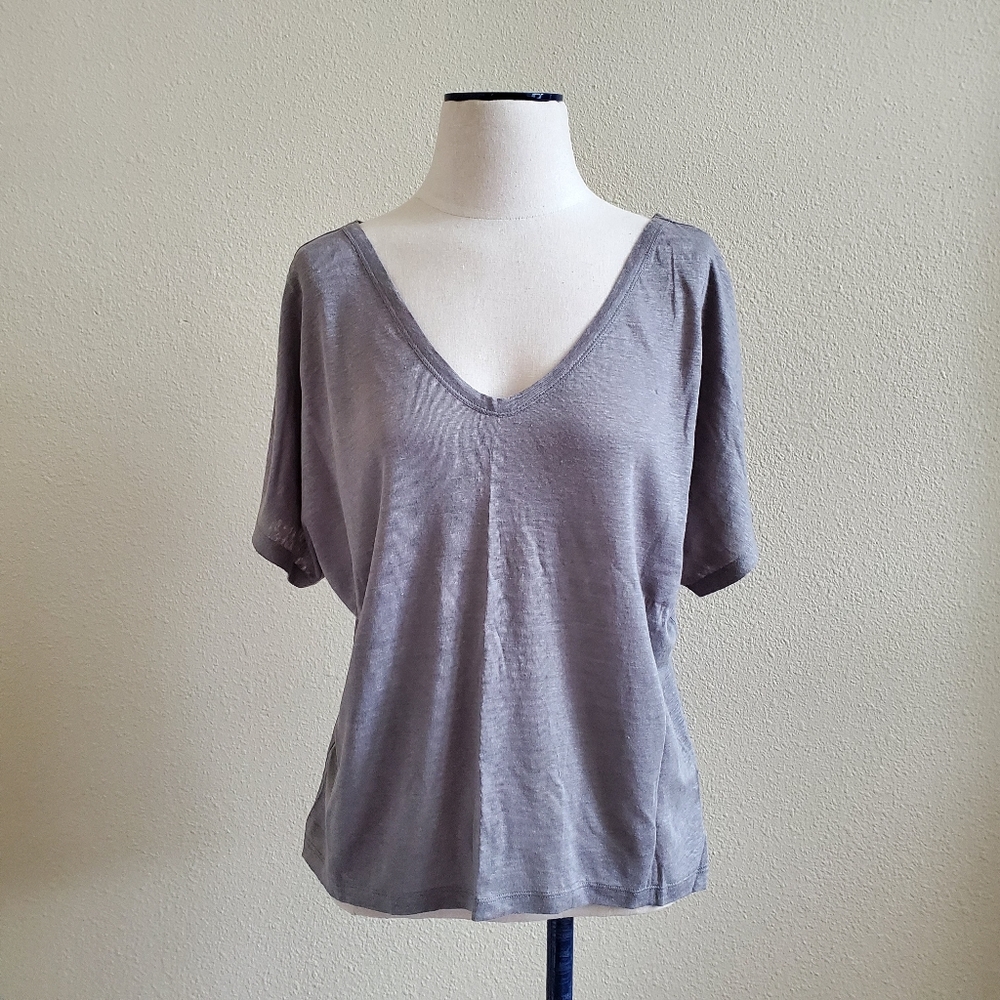 New JOIE Yurima Linen Top in Cloud Burst S